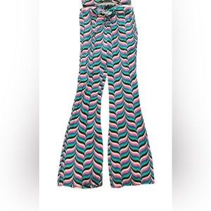 zara silky flare pants